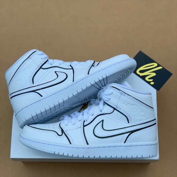 air jordan 1 mid womens iridescent